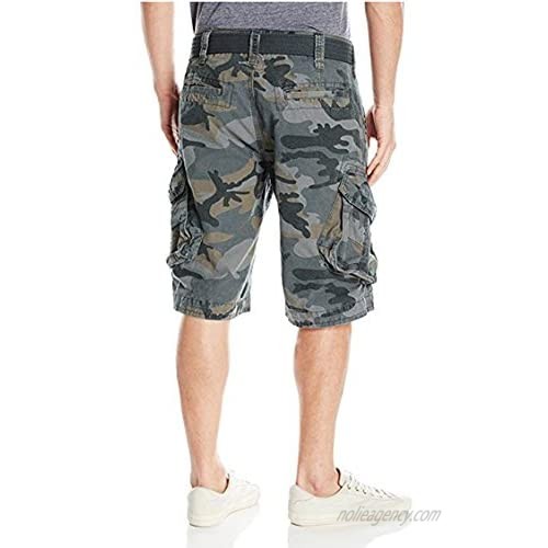 Relaxed Fit Premium Camo Cargo Shorts 100% Cotton