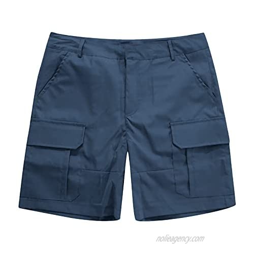 Shorts for Men Classic Relaxed Fit Stretch Cargo Short Summer Casual Classic Loose Stretch Short Pants