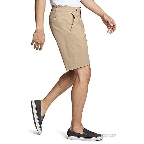 Eddie Bauer Men's Horizon Guide 10 Chino Shorts Light Khaki Regular 30