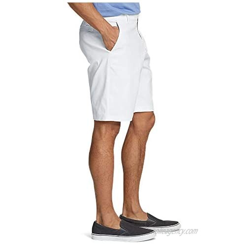Eddie Bauer Men's Horizon Guide 10 Chino Shorts White Regular 34
