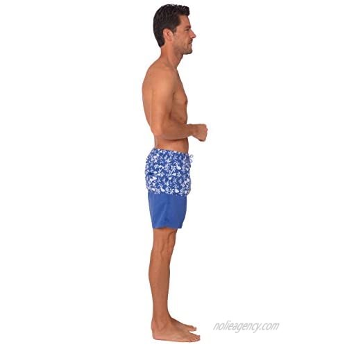 INGEAR Performance Men's Quick Dry SPF50+ Swim Trunks Water Shorts Swimsuit Beach Shorts with Mesh Lining