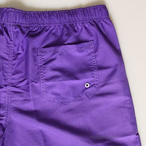 Juyouqian Men's Swim Trunks Board Shorts Quick Dry Beach Shorts with Mesh Lining and Pockets Elastic Waistband Bathing Suits