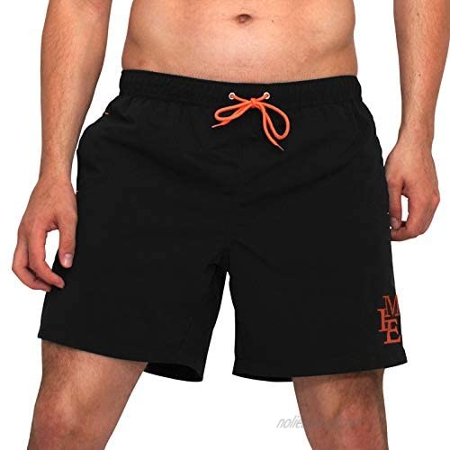 MEILONGER Men's Swim Trunks  Quick Dry Beach Swimming Board Shorts Bathing Suits with Mesh Lining and Pockets