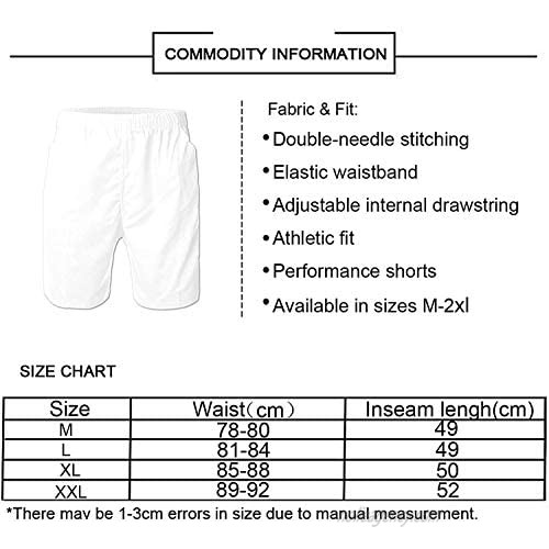 Mens Swim Trunks Summer Surf Board Shorts Quick Dry Beach Shorts with Mesh Lining Pants