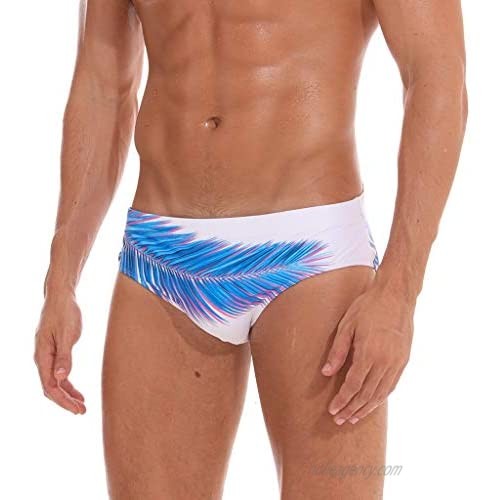 aihihe Swimsuit for Men Square Leg Swimming Briefs Swim Boxer Briefs Solid Color Short Swim Swimsuit