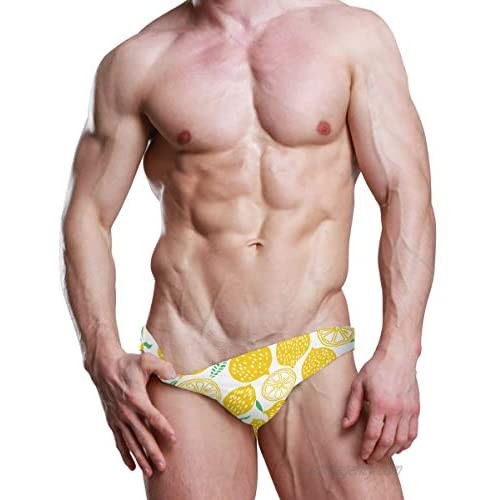 Lemon Mens Swimwear Swim Bikini Briefs Swimsuits Surf Shorts