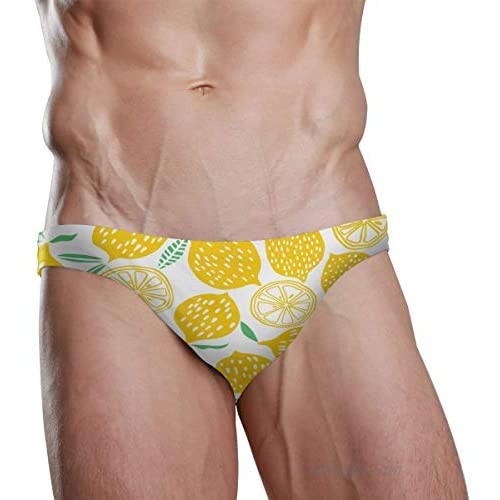Lemon Mens Swimwear Swim Bikini Briefs Swimsuits Surf Shorts