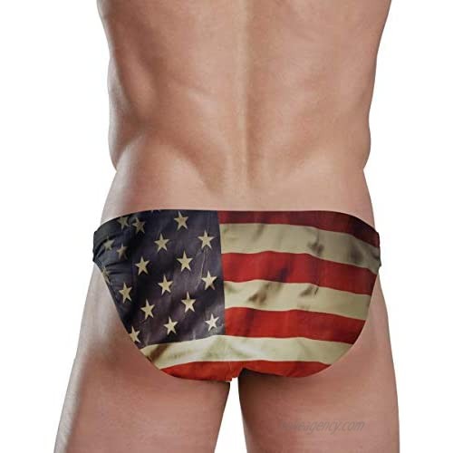 Mr.XZY American Flag Men Sexy Swimwear Swimsuit Bikini Briefs Male S 2010007