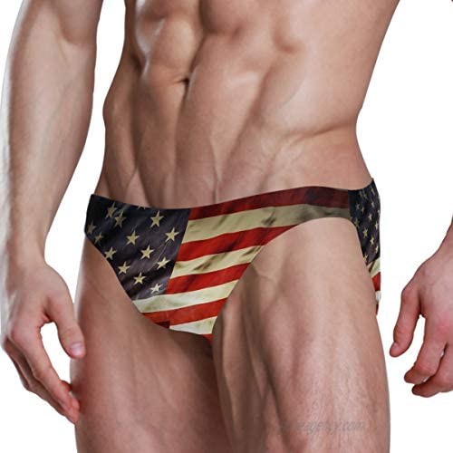 Mr.XZY American Flag Men Sexy Swimwear Swimsuit Bikini Briefs Male S 2010007