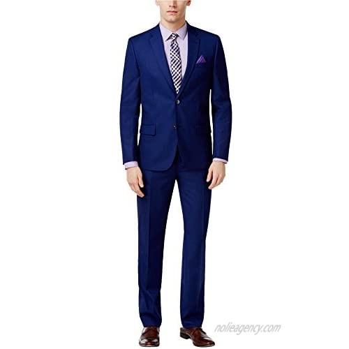 Ben Sherman Mens 2 Piece Two Button Formal Suit  Blue  42 Short / 36W x 26L
