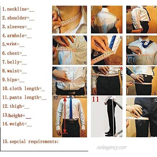 Fitty Lell Men's Slim Fit 2 Piece Suit Double Breasted Tuxedo Business Wedding Casual Suits