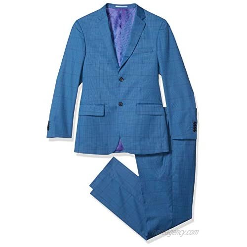 Kitonet Men's 2-Piece Wales Check Slim Fit Suit
