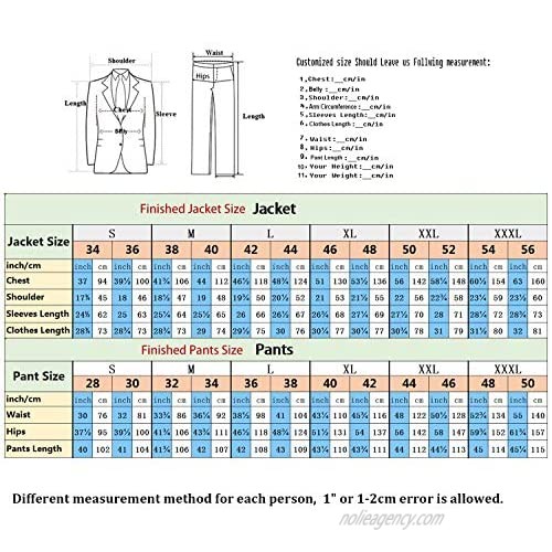 Men's 3 Piece Formal Notch Lapel Men Suit Slim Fit Groomsmen Suit Tuxedos for Wedding (Blazer+Vest+Pant)