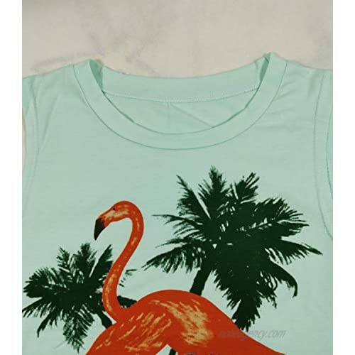 Women Let's Get Flocked up Tshirt Funny Flamingo Bird Tank Top Shirt Casual Tops