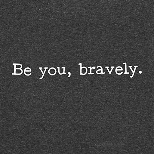 Be You Bravely Inspirational Quotes T-Shirts Women Positive Saying Casual Short Sleeve Tee Tops