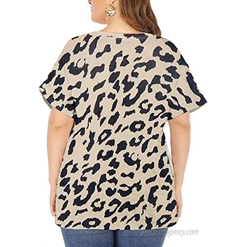 Gxlu Womens Casual Boat Neck Plus Size Short Sleeve T Shirts Summer Tops Tee