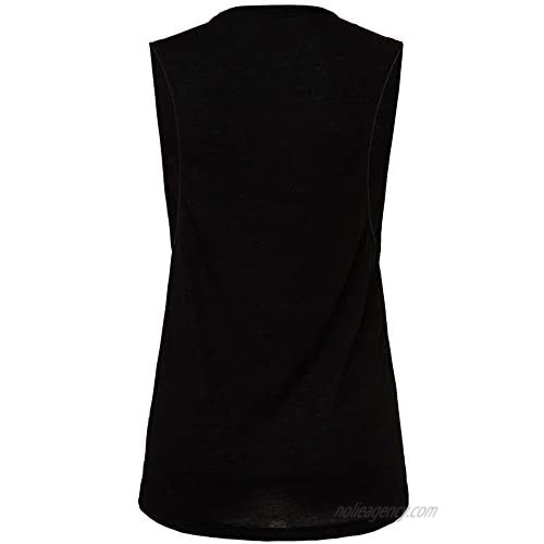 Bella Ladies/Womens Flowy Scoop Muscle Tee/Sleeveless Vest Top