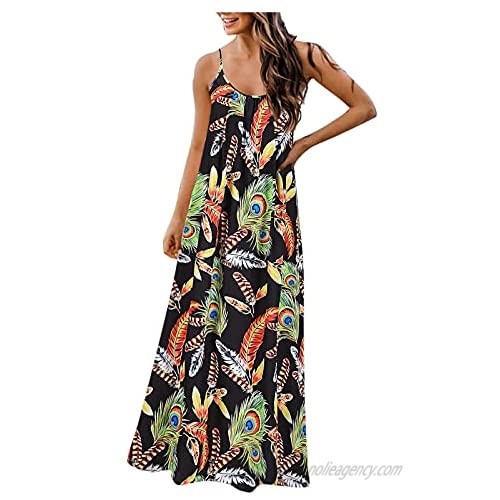 Strapless Womens Summer Dress Plus Size Maxi Tube Party Bench Halter Swing Casual Summer