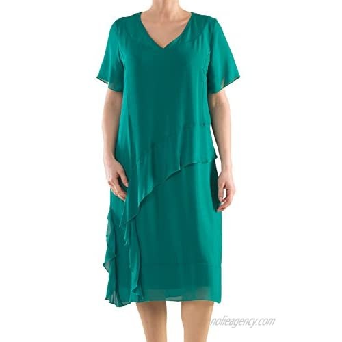 La Mouette Women's Plus Size Bias-Cut Cocktail Dress - Available Sizes: 14  16  18  20