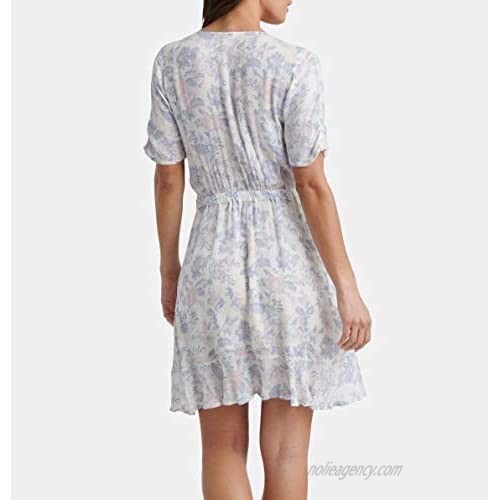 Lucky Brand Women's Floral Printed Wrap Dress