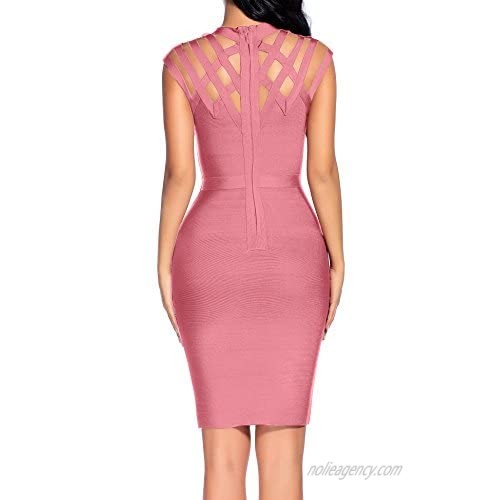 Women's Hollow Out Bandage Dresses for Women Bodycon Party Club Nigth Out Cocktail Formal Women's Dress